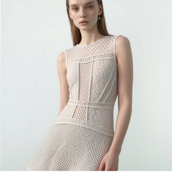 Cato Dresses & Skirts - Cato White Textured Top